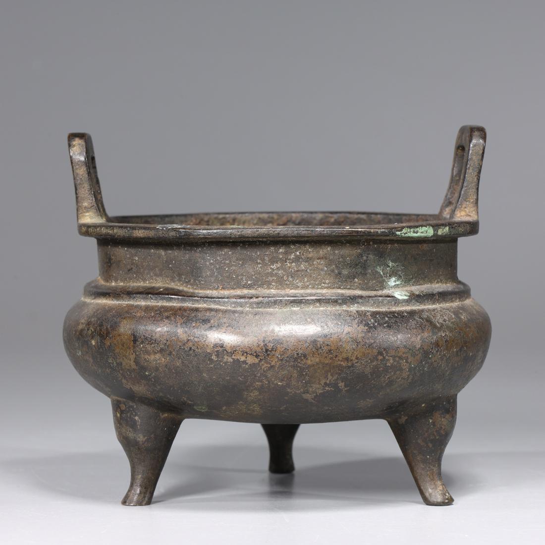 Chinese Bronze Tripod Censer (1 of 8)