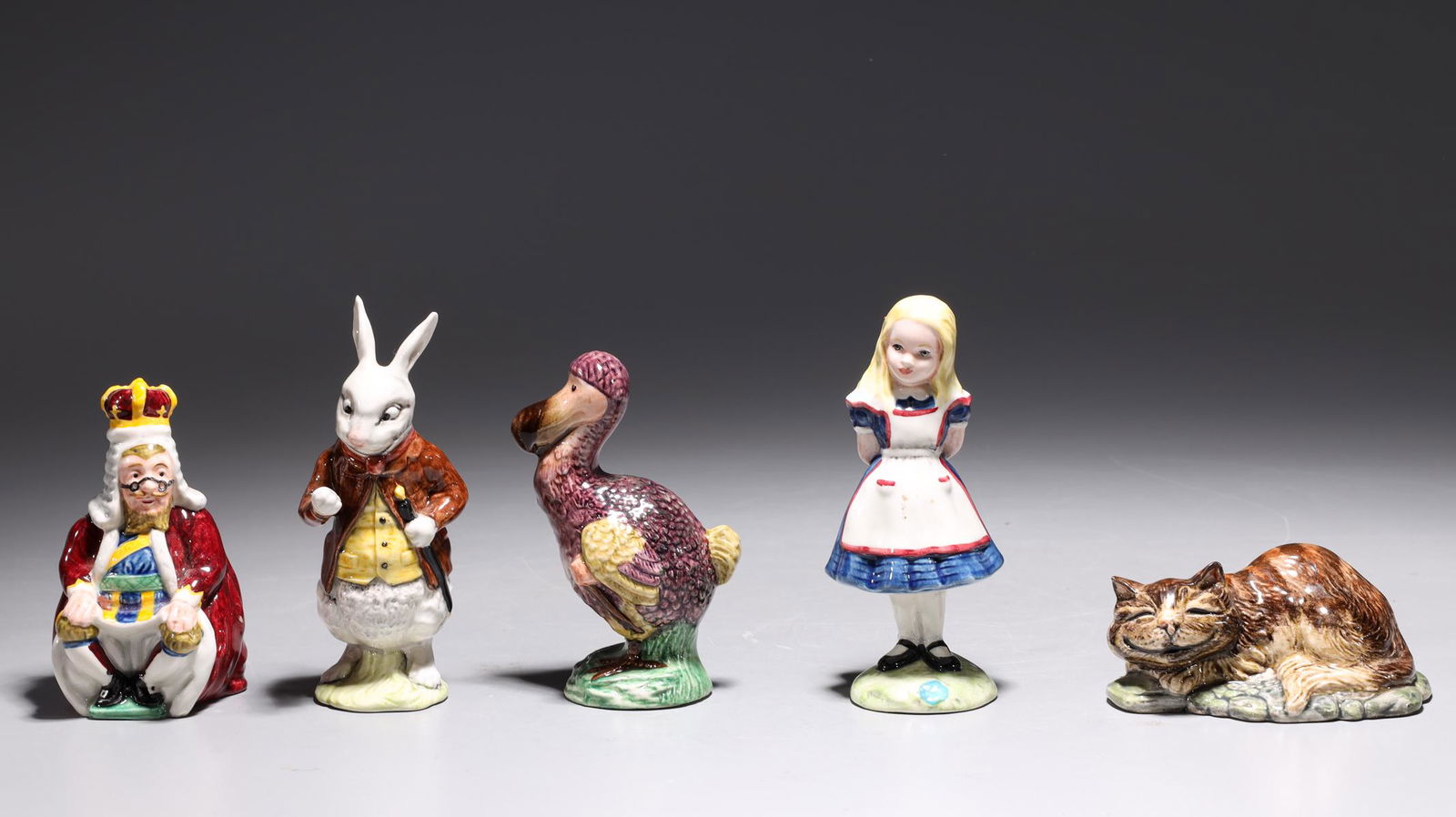 Large Grouping of Eleven Royal Doulton Alice in Wonderland Porcelain Figures (1 of 9)