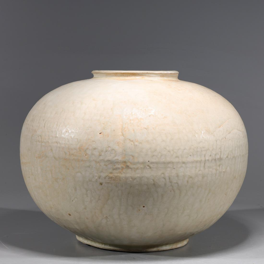 Large Chinese Glazed Ceramic Jar (1 of 6)