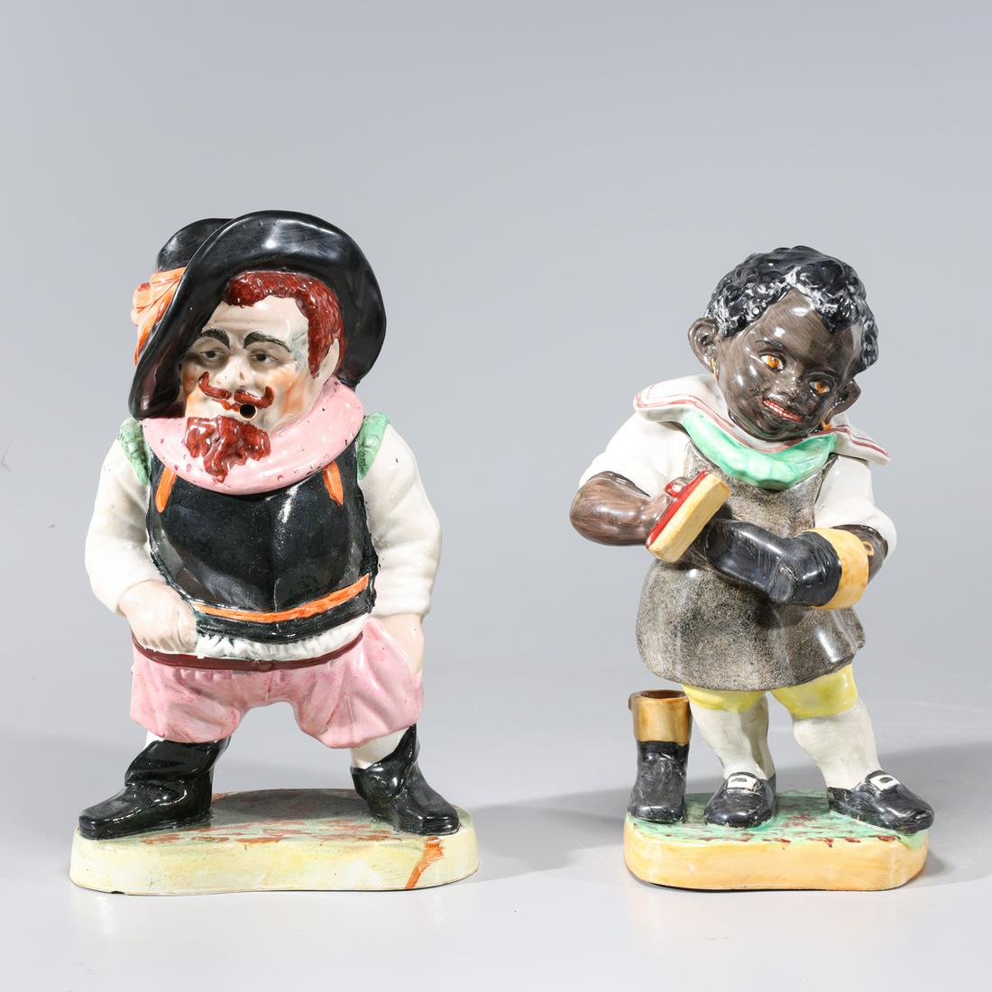 Two Vintage Ceramic Figure Jars (1 of 9)