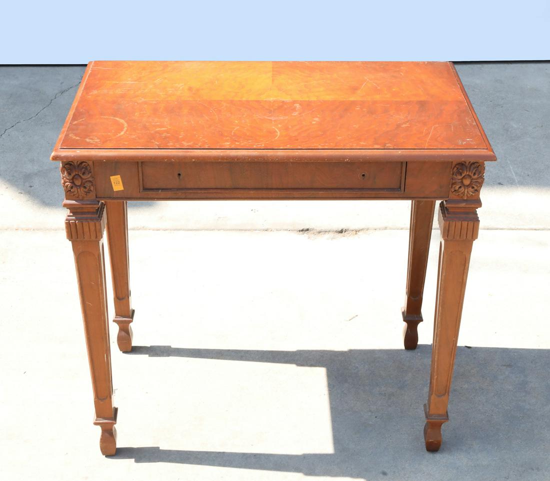 Vintage Carved Wood Side Table (1 of 5)