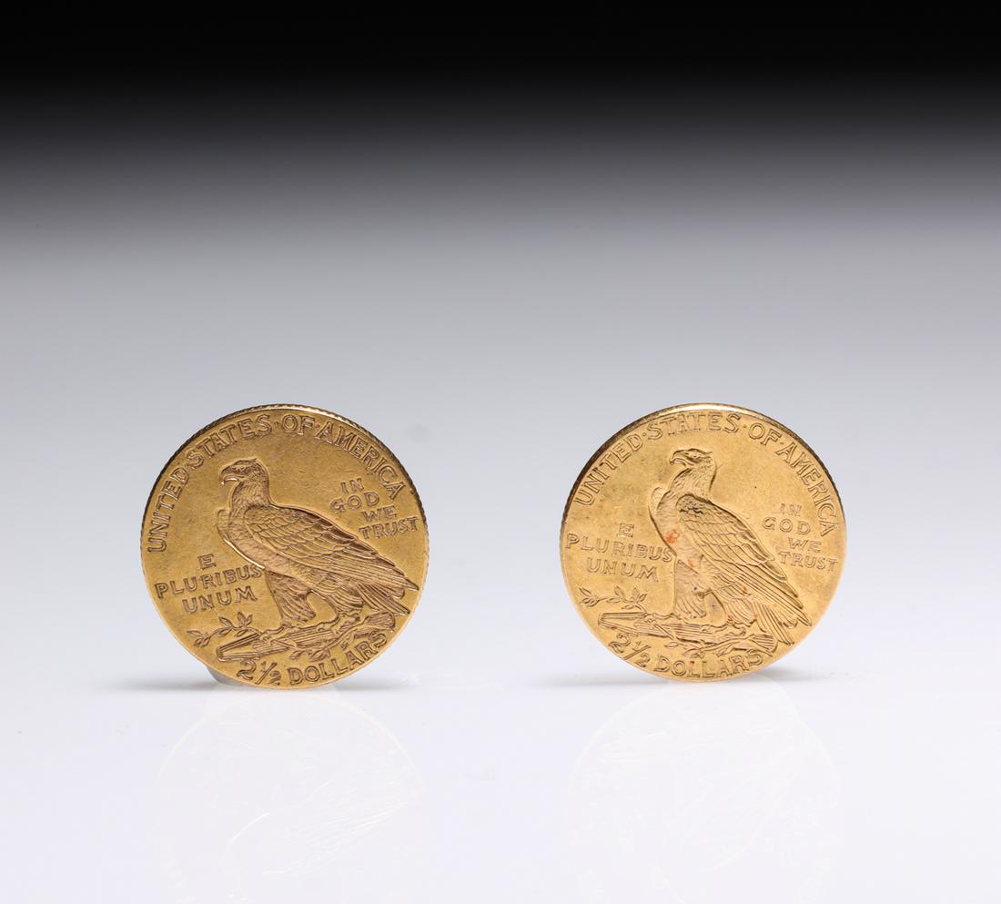 Two Antique U.S. Indian Head Gold Coins (1 of 5)