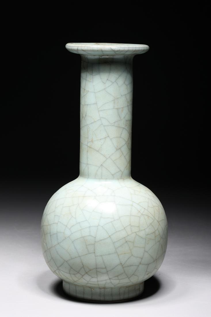Chinese Celadon Glazed Porcelain Bottle Vase (1 of 4)