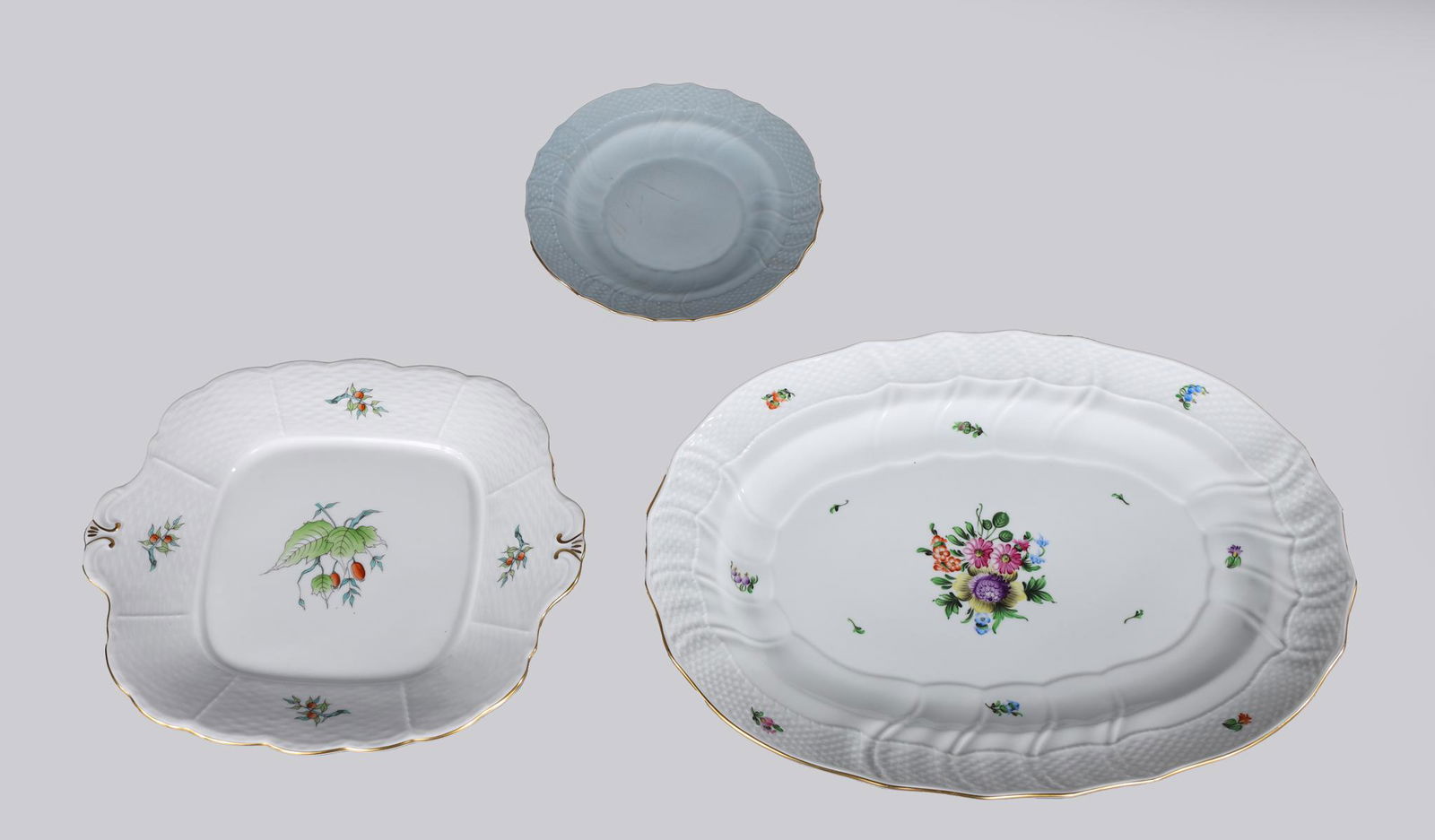 Three Pieces of Herend Porcelain (1 of 10)