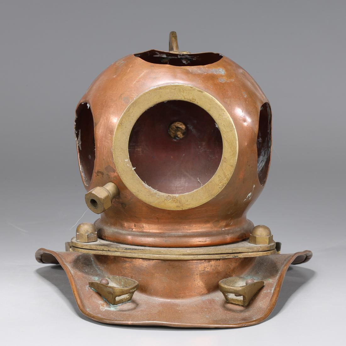 Miniature Metal Diving Helmet (1 of 9)