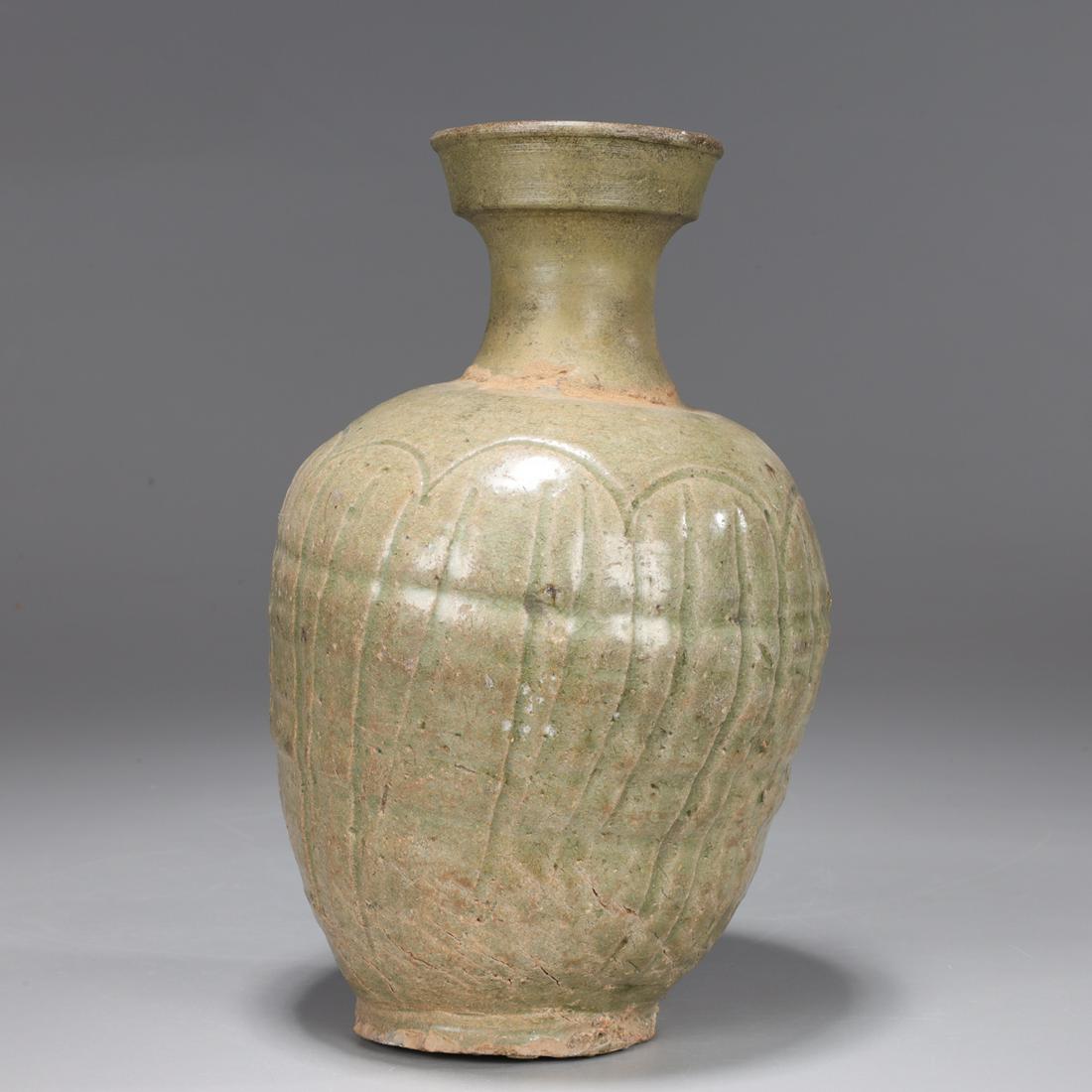 Korean Celadon Glazed Vase (1 of 3)