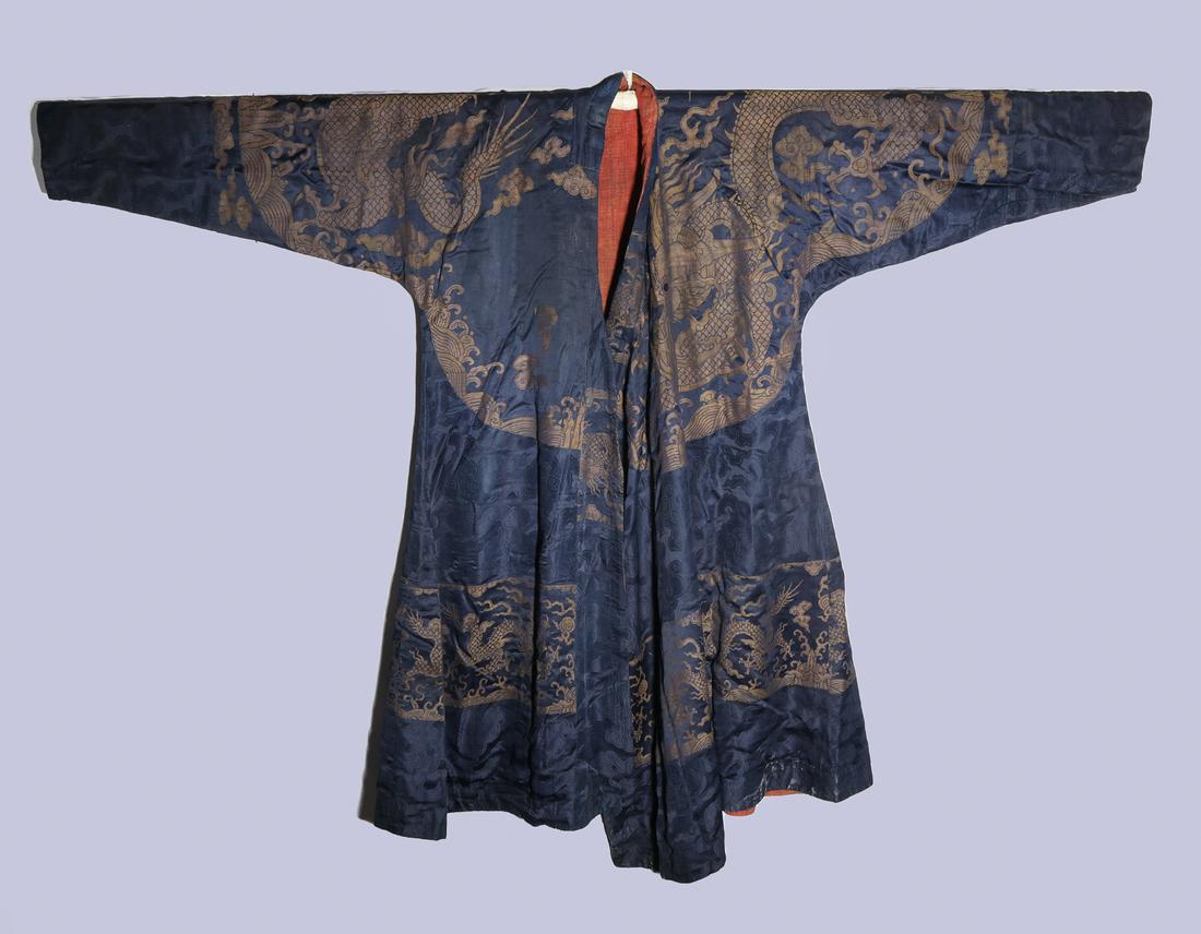 Antique Chinese Embroidered Silk Robe (1 of 6)