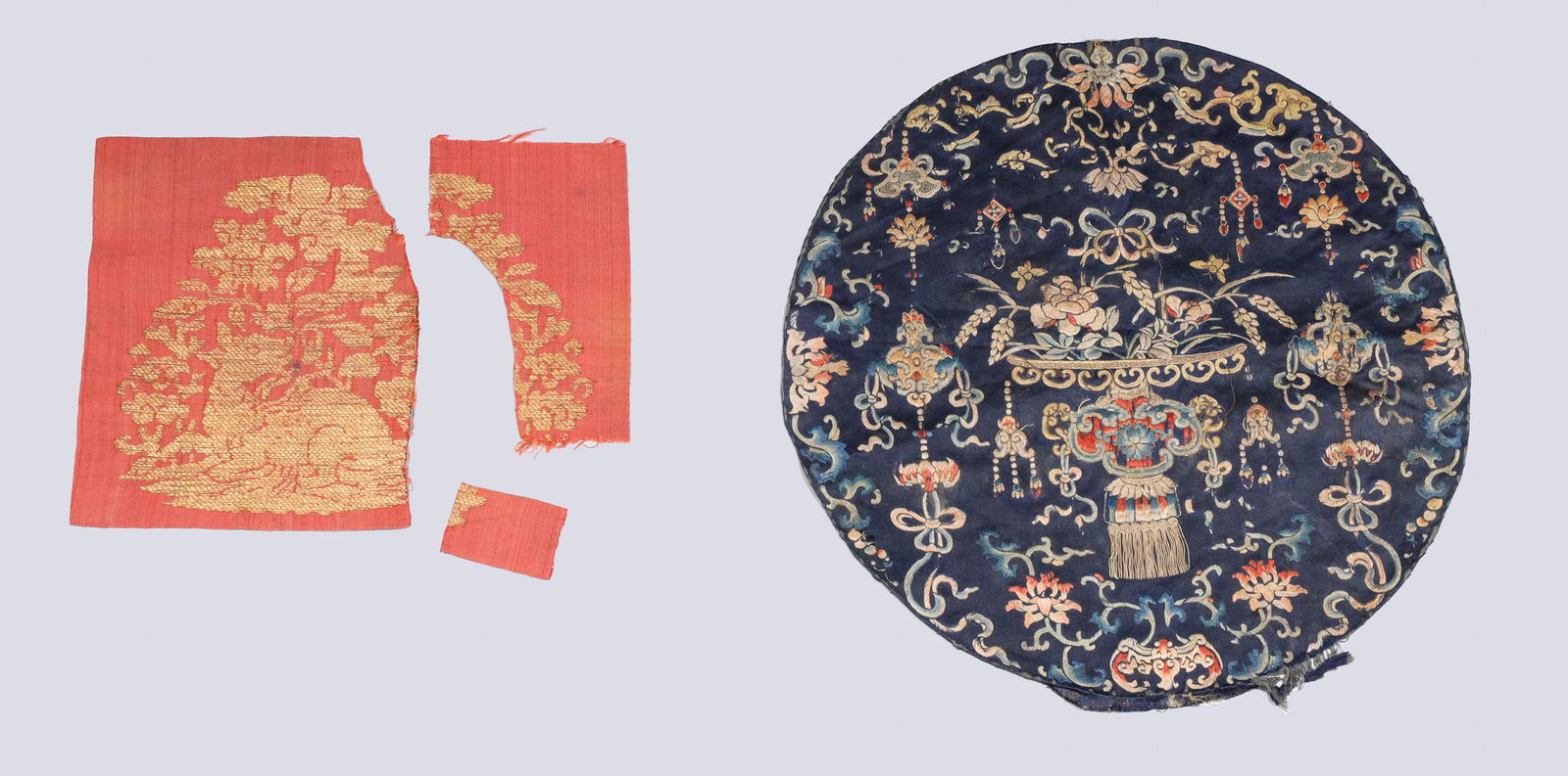 Group of Chinese Silk Embroideries (1 of 5)