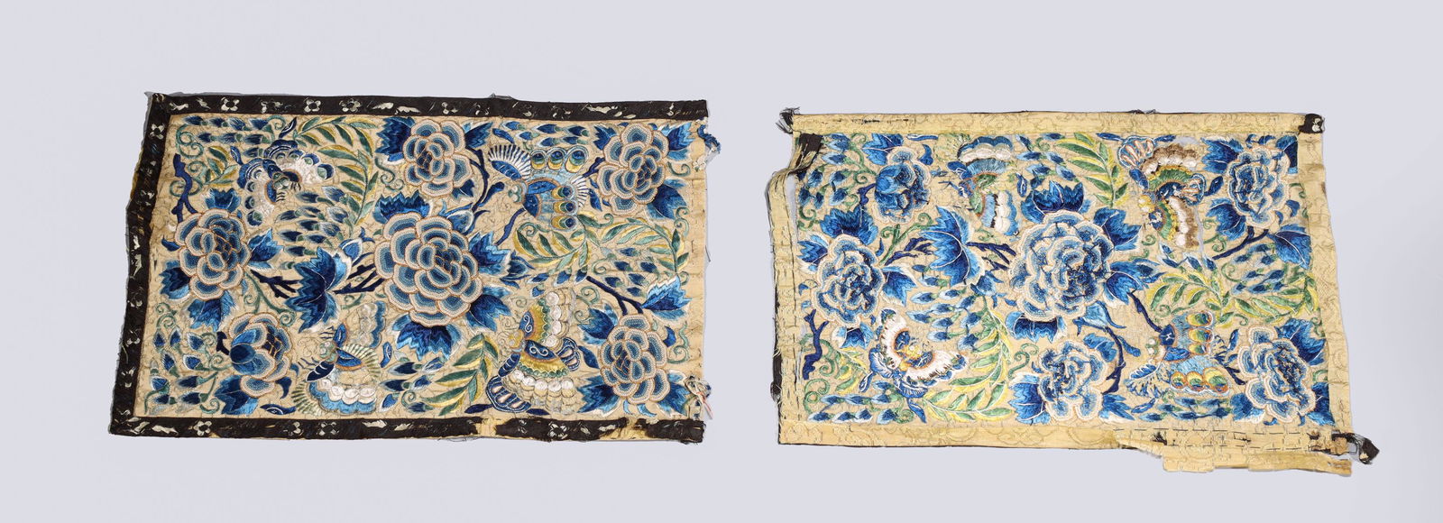 Antique Chinese Embroidered Silk Panel (1 of 5)