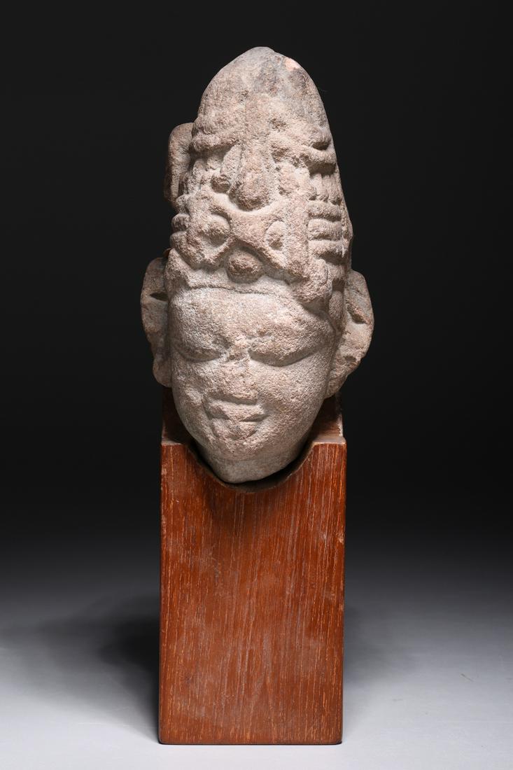 Antique Indian Stone Head (1 of 5)
