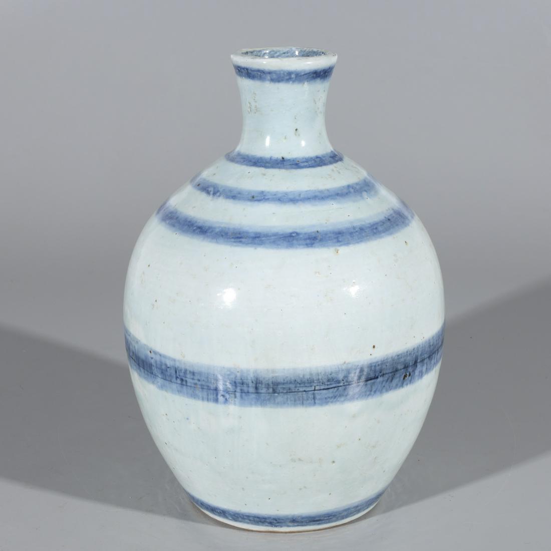 Chinese Blue & White Ceramic Vase (1 of 5)