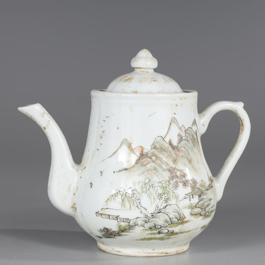 Chinese Enameled Porcelain Teapot Aug 23, 2022 I.M. Chait Gallery