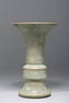 Chinese Crackle Glazed Celadon Porcelain Beaker Vase