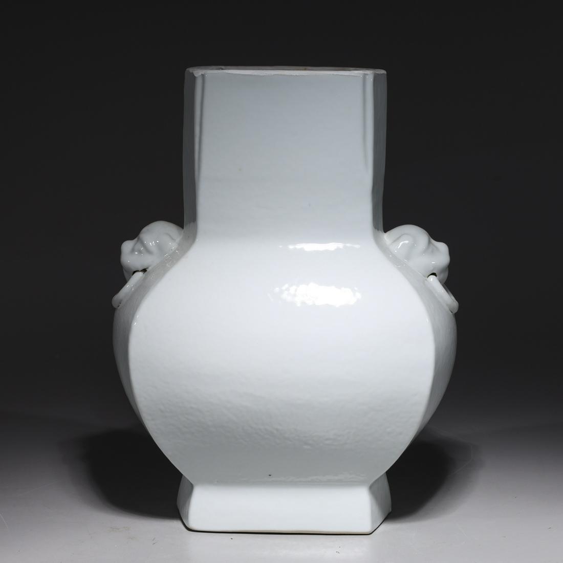 Chinese White Glazed Porcelain Vase (1 of 6)