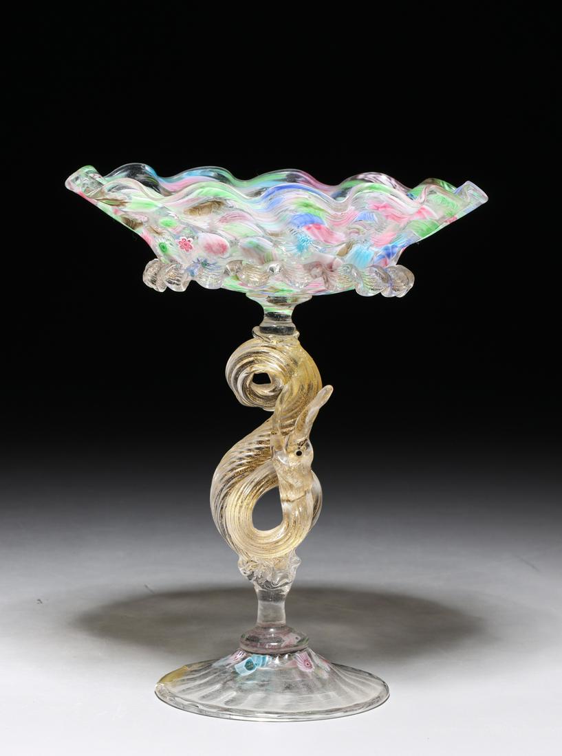 Elaborate Antique Venetian Tazza (1 of 5)