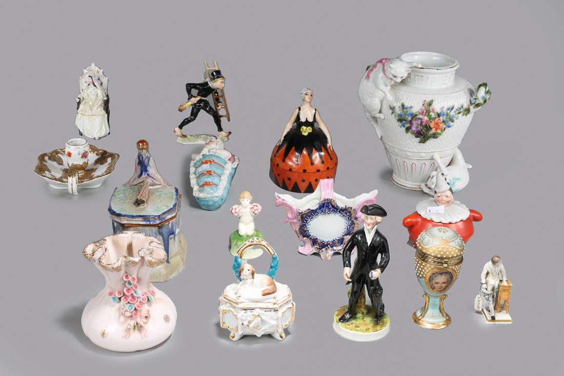Large Group of 15 European Porcelains (1 of 7)