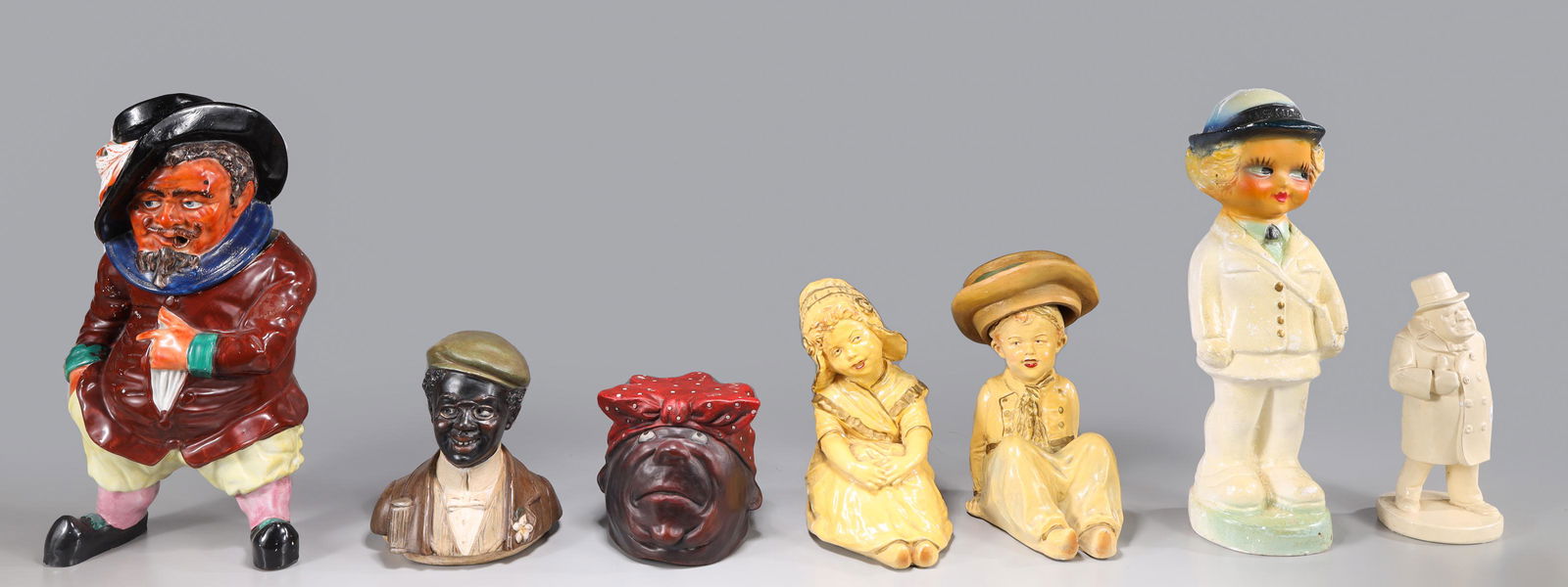 Group of Seven Various Decorative Figural Ceramics (1 of 5)
