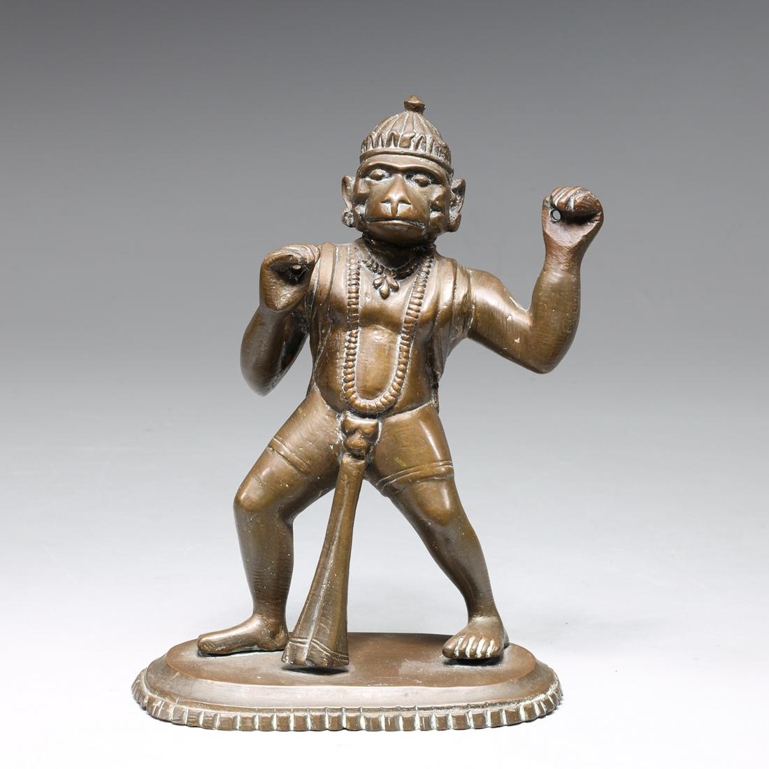 Antique Bronze Indian Figure of Hanuman (1 of 4)