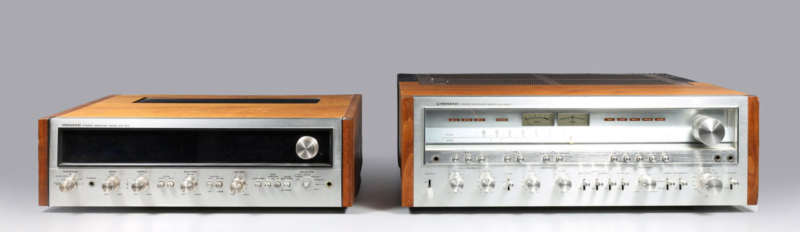 Group Of Two Vintage Pioneer Stereo Receivers, Sx 1250, Sx