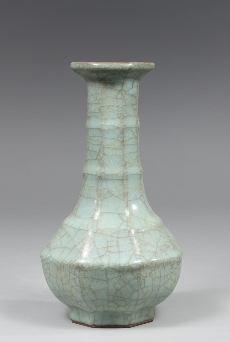 Chinese Celadon Crackle Glazed Porcelain Vase (1 of 2)