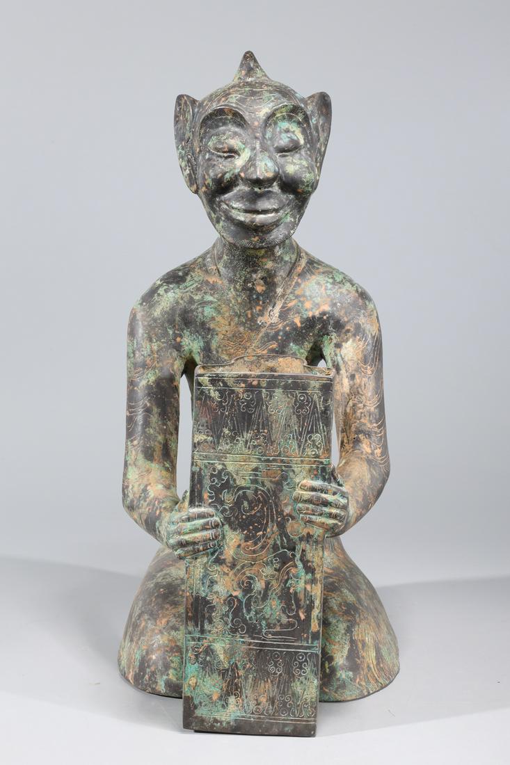 Chinese Bronze Metal Statue (1 of 10)