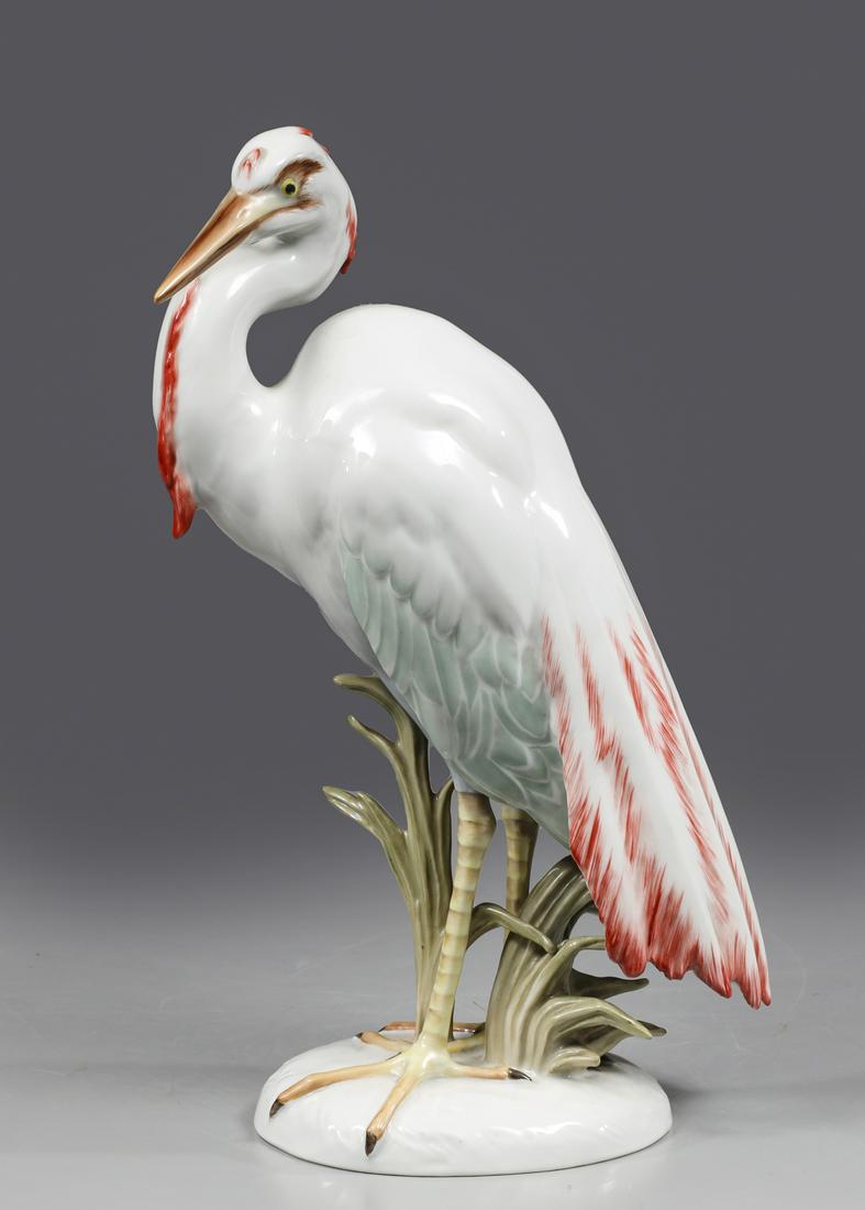 Vintage Rosenthal Porcelain Crane (1 of 5)
