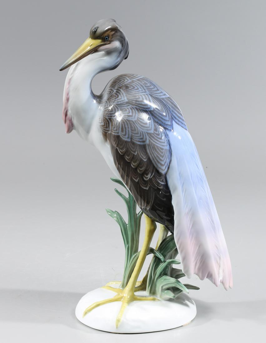 Vintage Rosenthal Classic Rose Collection Porcelain Heron (1 of 6)