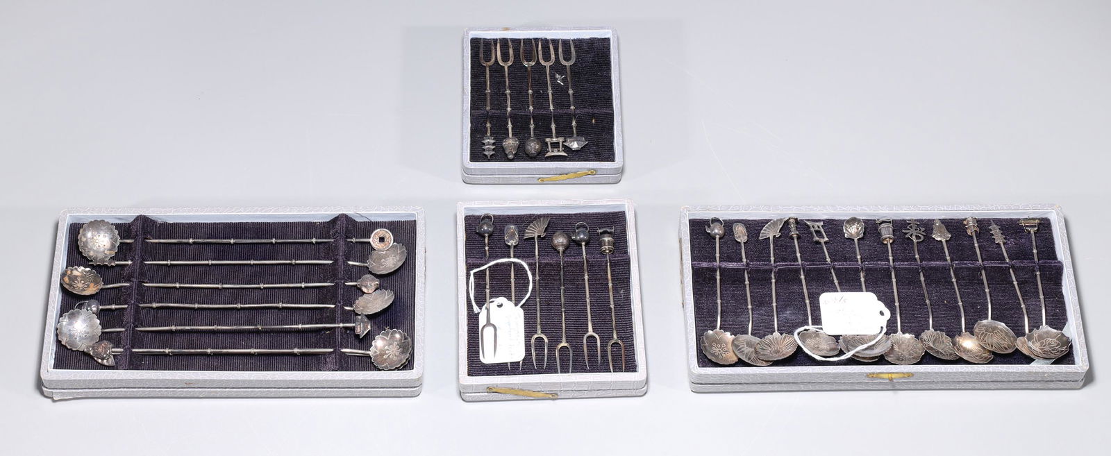 Group of Assorted Japanese Silver Utensils (1 of 10)