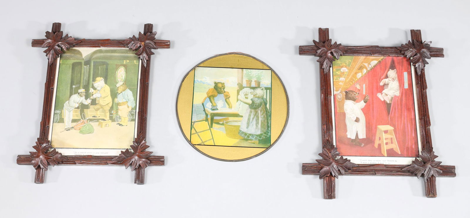 Group of Three Roosevelt Bear Book Plates (1 of 5)