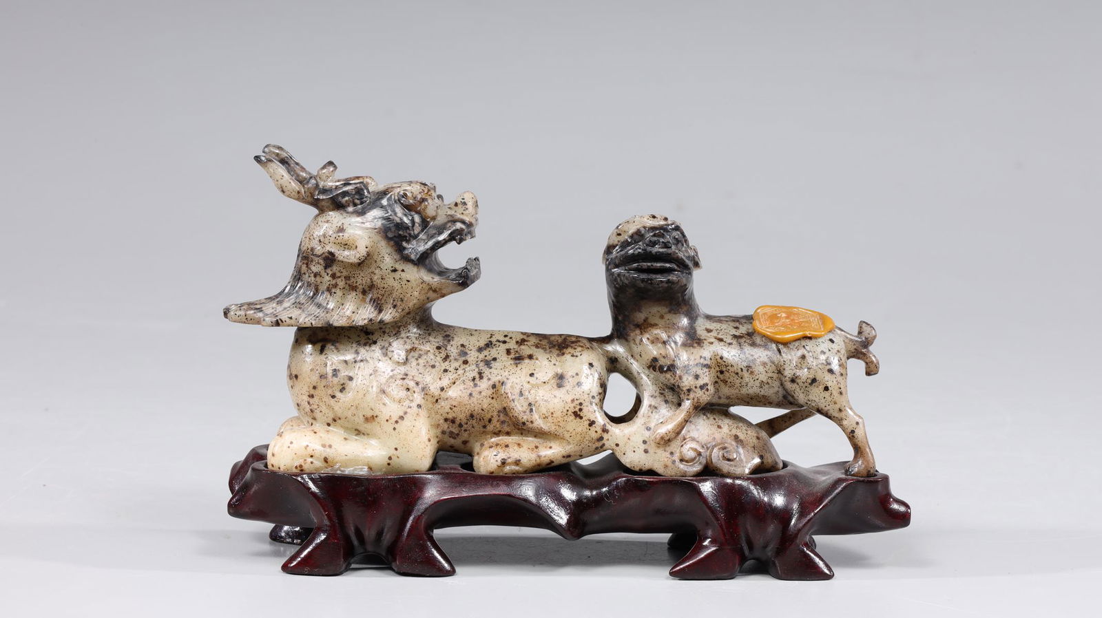 Chinese Carved Jade Animal Grouping (1 of 4)