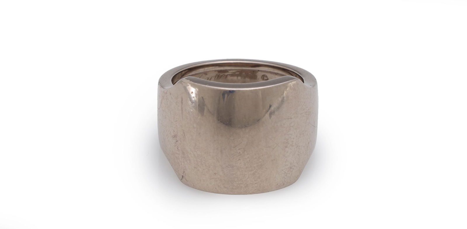18 Carat White Gold Cartier Ring (1 of 4)