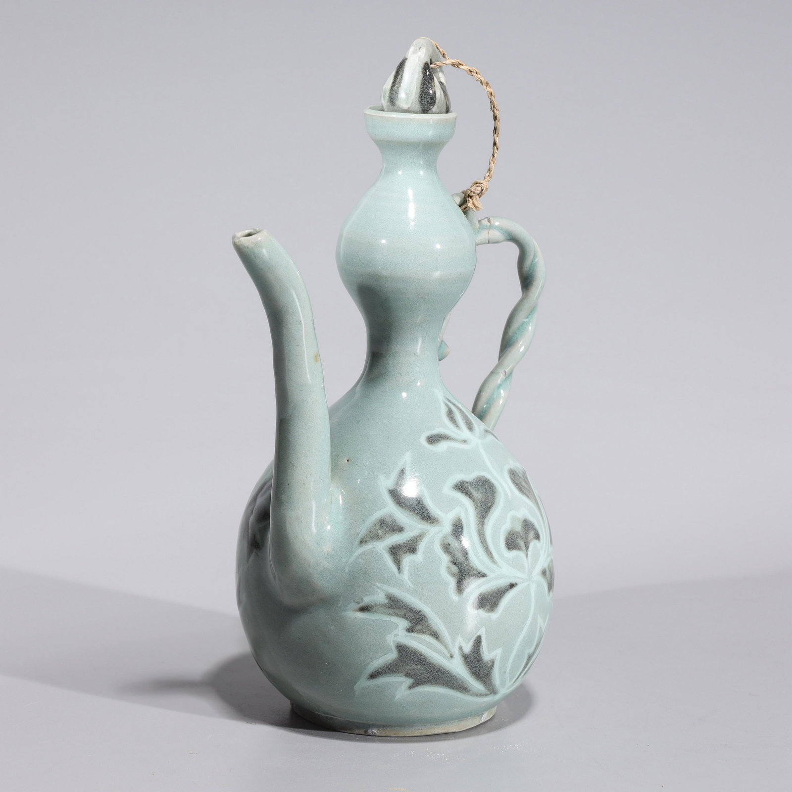 Korean Celadon Glazed Ewer (1 of 9)