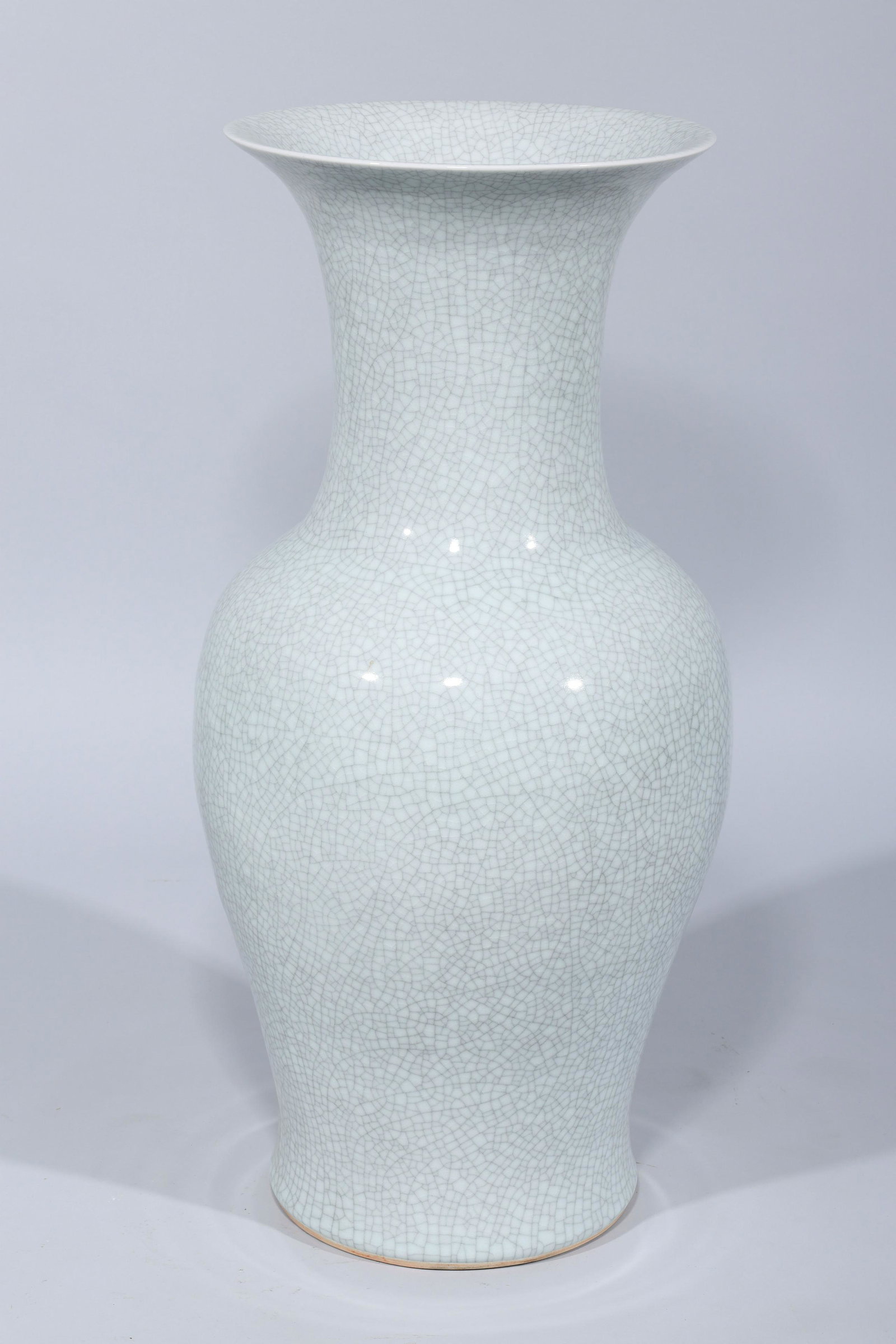 Large Chinese Porcelain Crackle Glazed Vase (1 of 6)