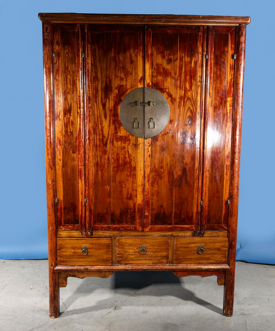 Antique Chinese Wood Cabinet (1 of 7)