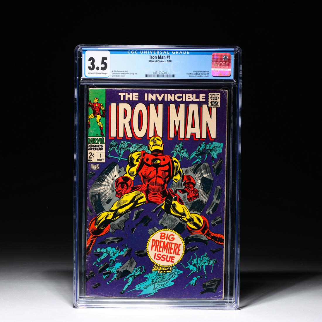 Marvel Comics The Invincible Iron Man #1 (1 of 3)