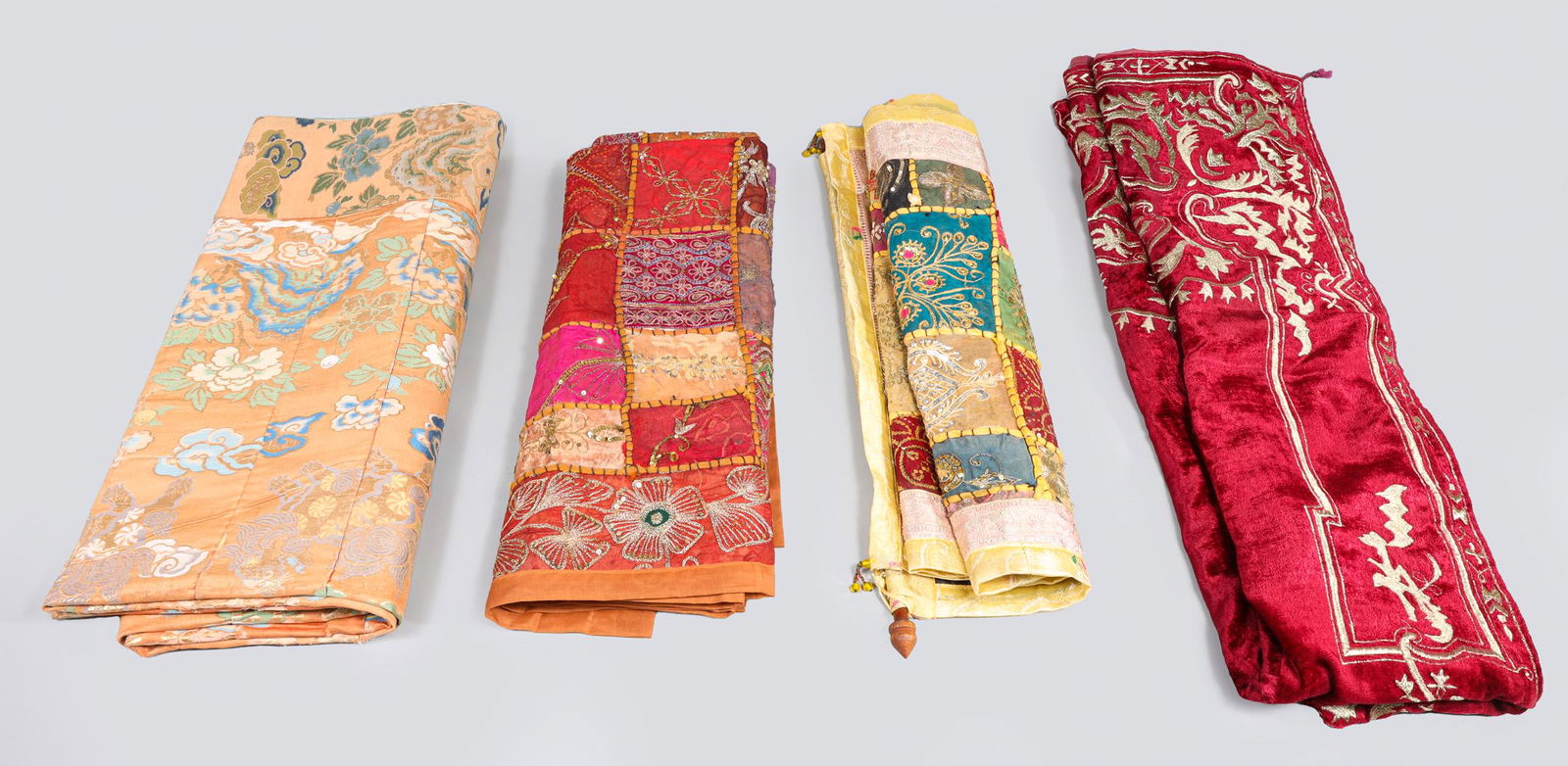 Group of Four Fine Hand Made Textiles (1 of 5)