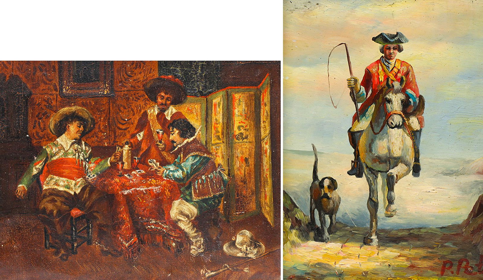 Group of Two Antique Portraits (1 of 3)