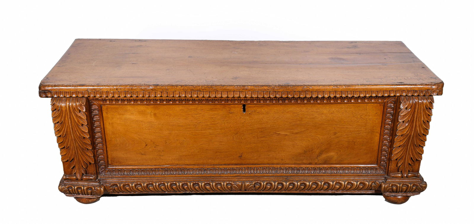 Carved French Empire Style Blanket Chest (1 of 3)