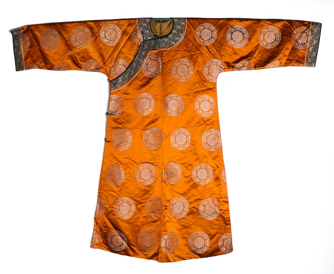 Chinese Silk Brocade Robe (1 of 4)