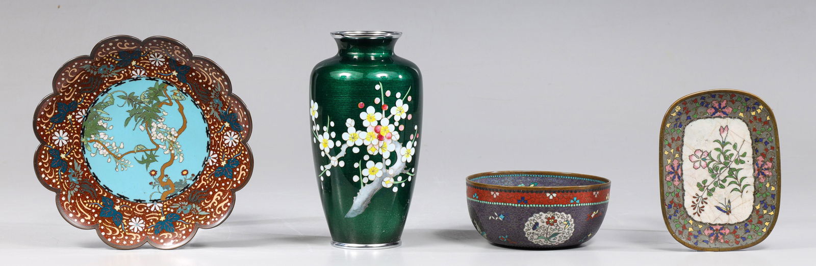 Group of Four Antique Cloisonne Collection (1 of 2)