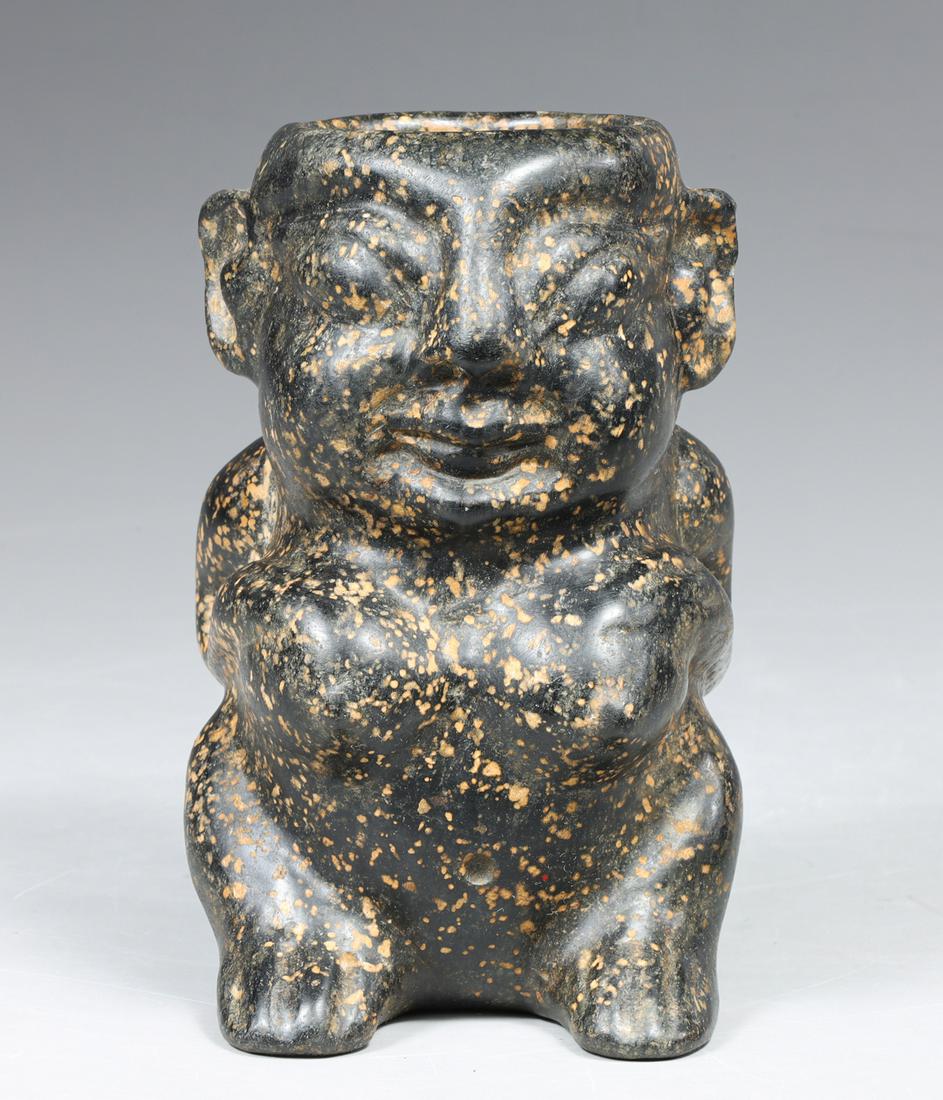 Archaic Chinese Style Carved Hardstone Figural Vessel (1 of 5)