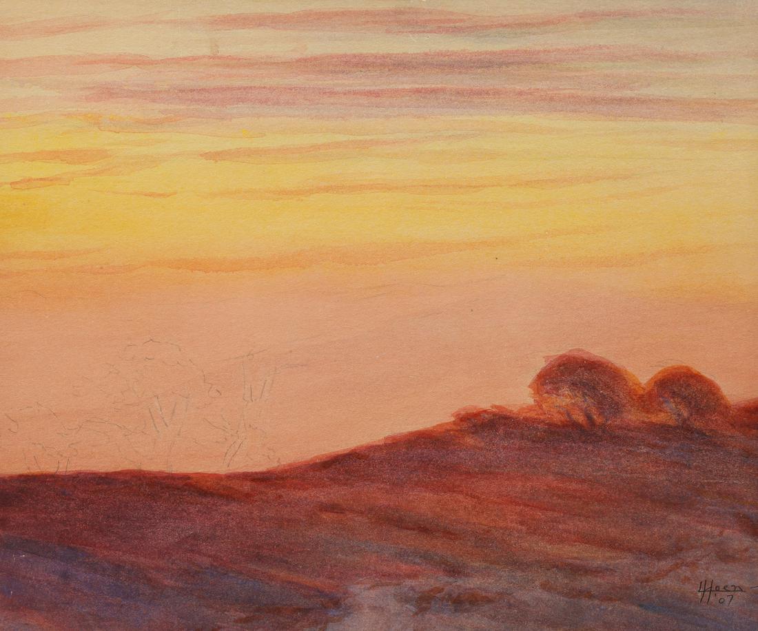 Elizabeth Hoen (American, 1868-1955) Attributed, Landscape (1 of 4)