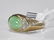 314: Ladies' 14K Gold and Jade Ring