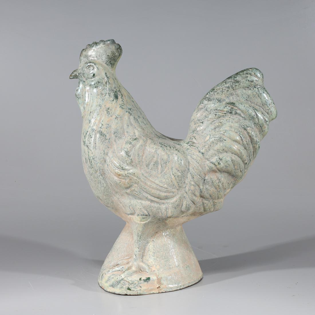 Chinese Ceramic Glazed Rooster (1 of 7)