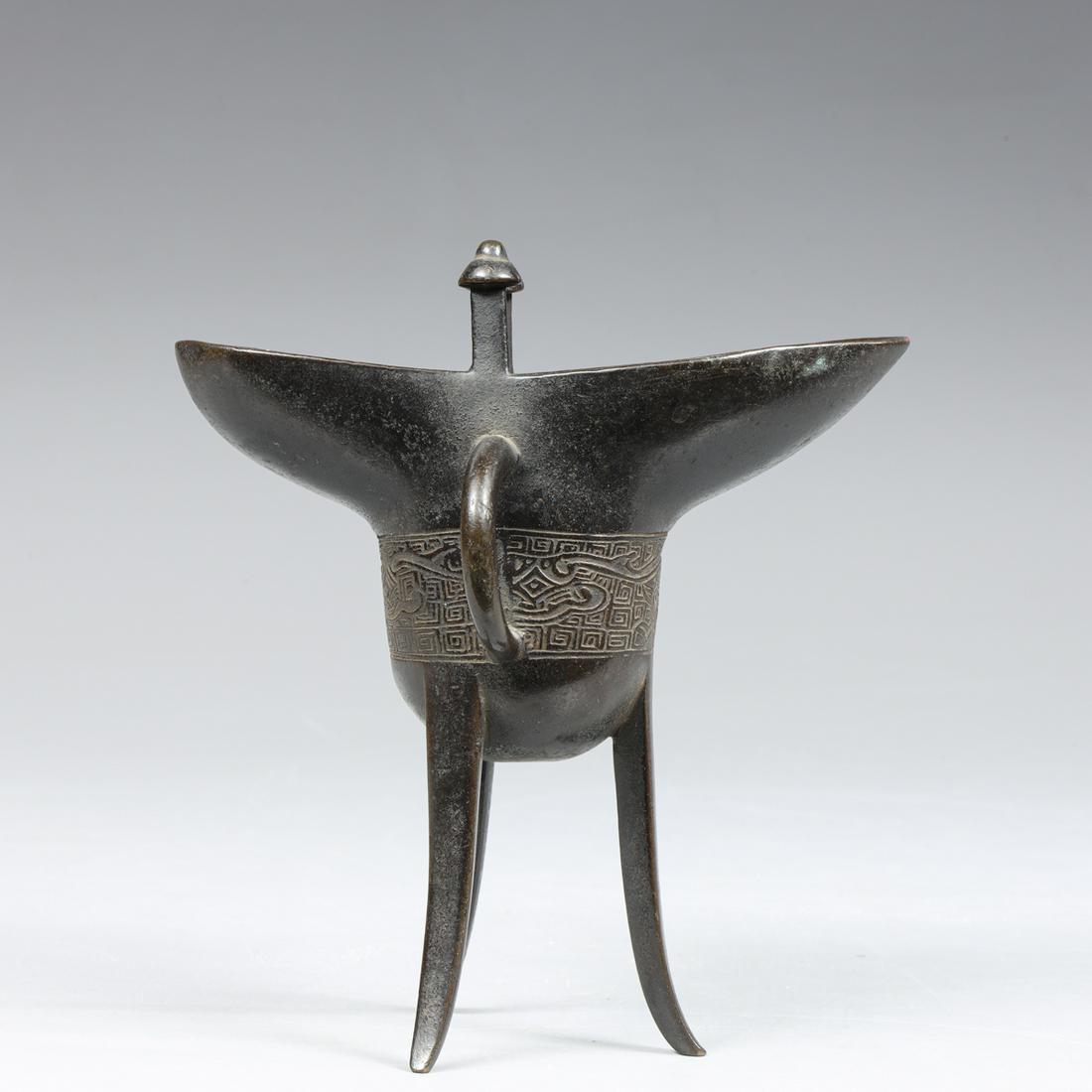 Chinese 18th Century Bronze Jue (1 of 3)