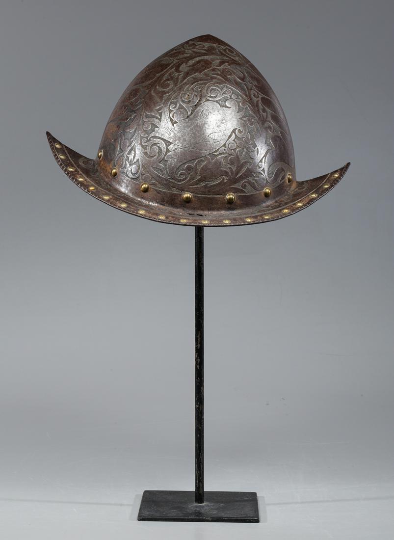 Antique Spanish Morion Style Helmet (1 of 4)
