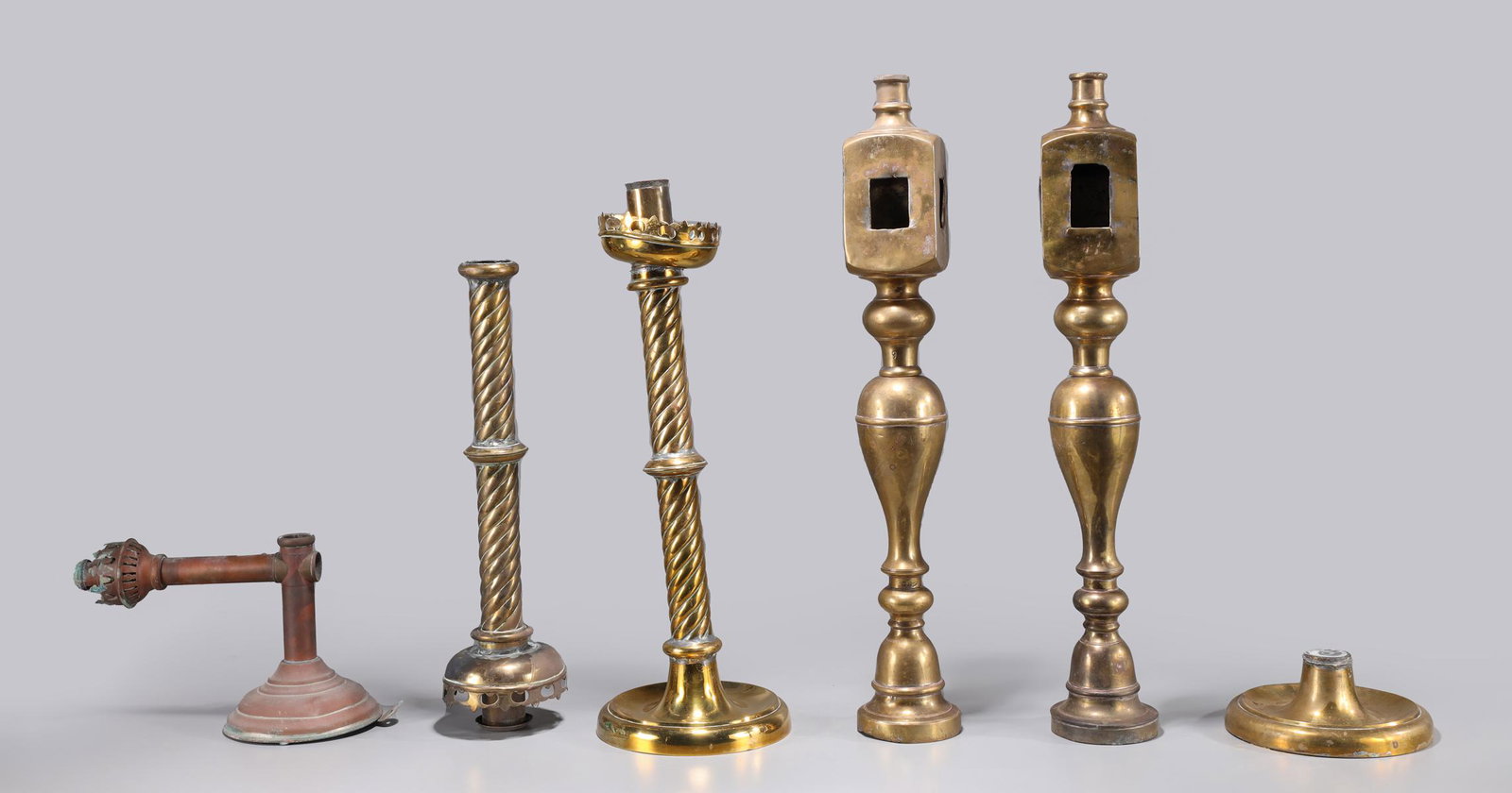 Group of 6 Various Indian Metalworks (1 of 3)