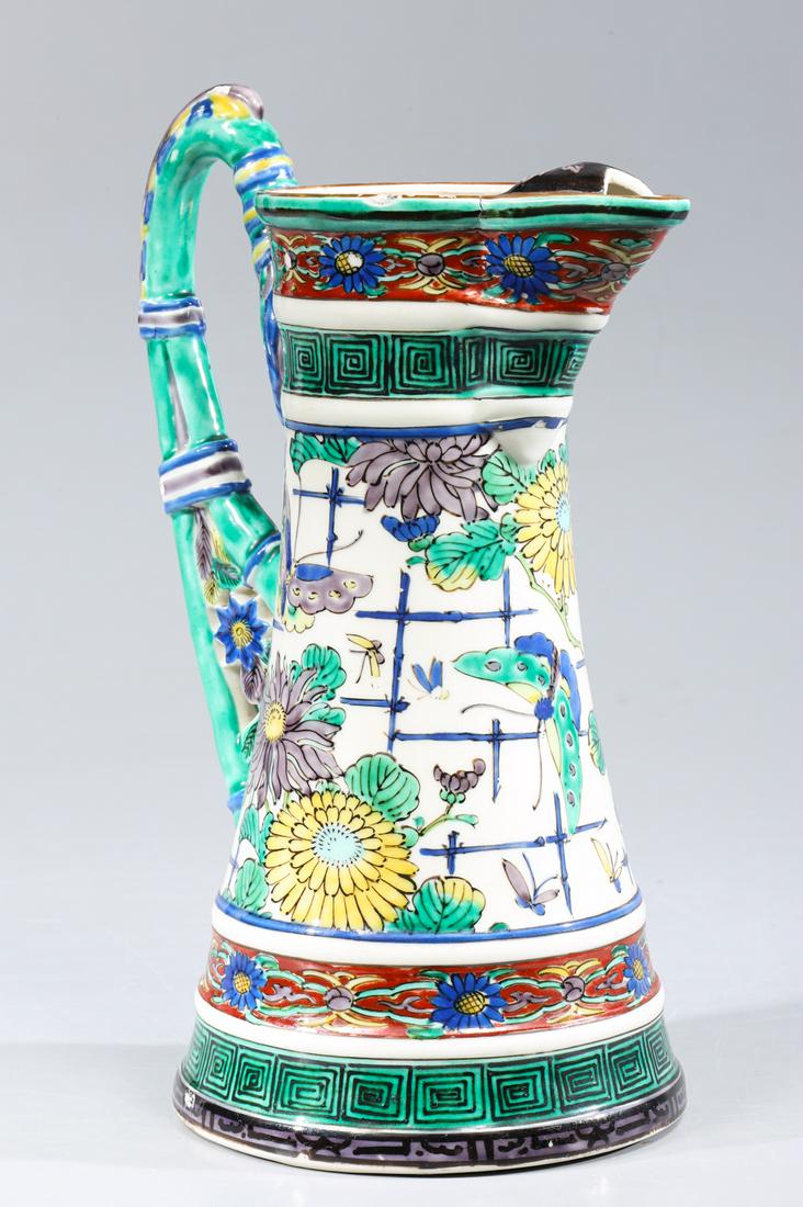 Antique Chinese Export Ceramic Pitcher (1 of 6)