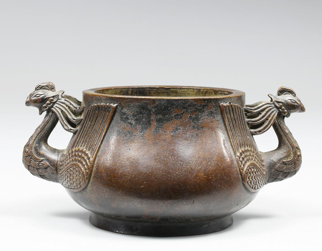 Chinese Bronze Censor (1 of 4)