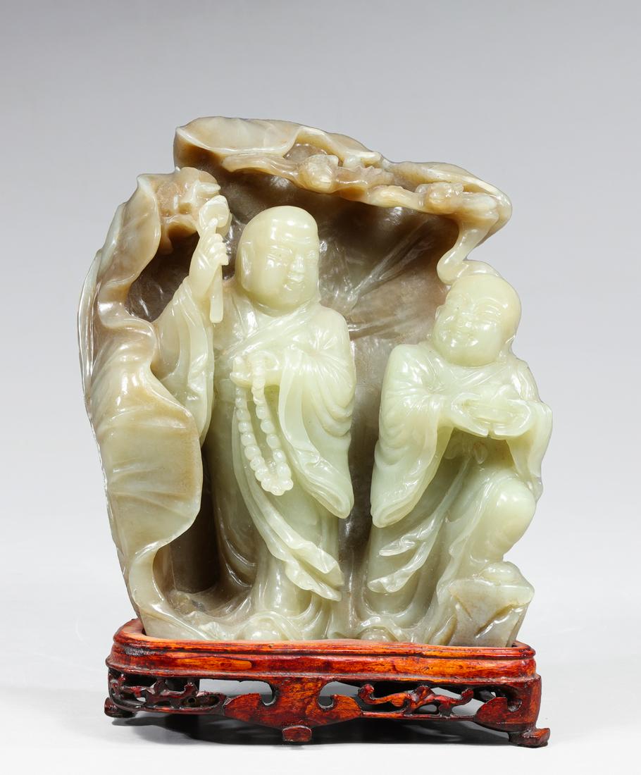 Carved Chinese Hardstone Grouping (1 of 5)